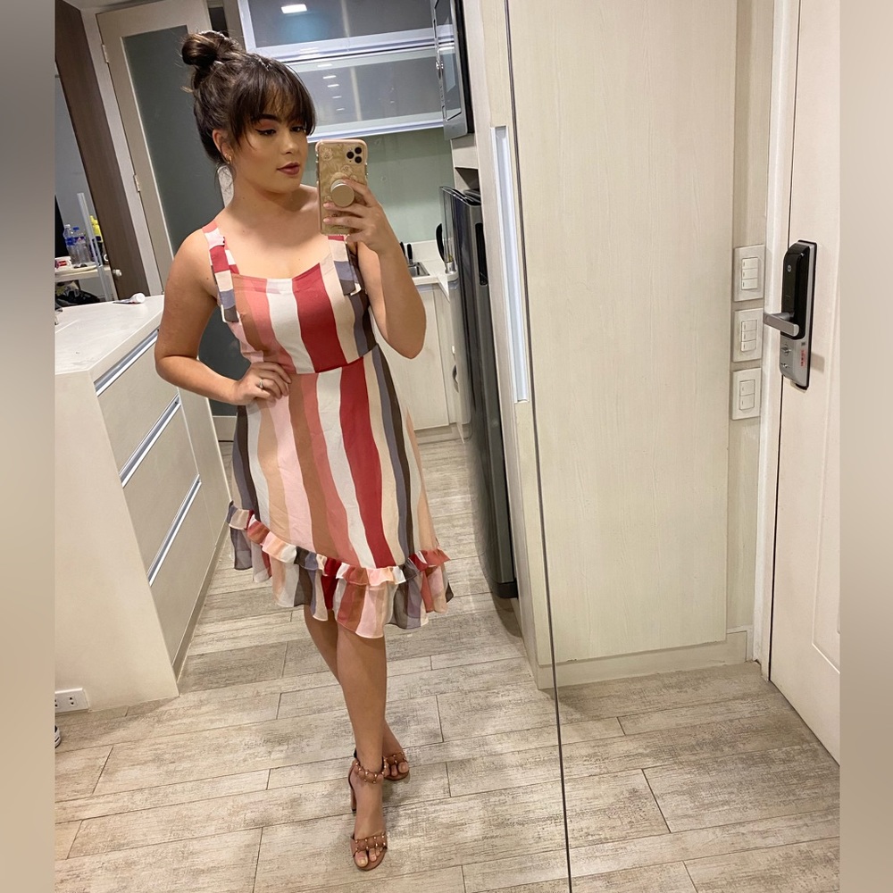 Asymmetrical Striped Dress ✨